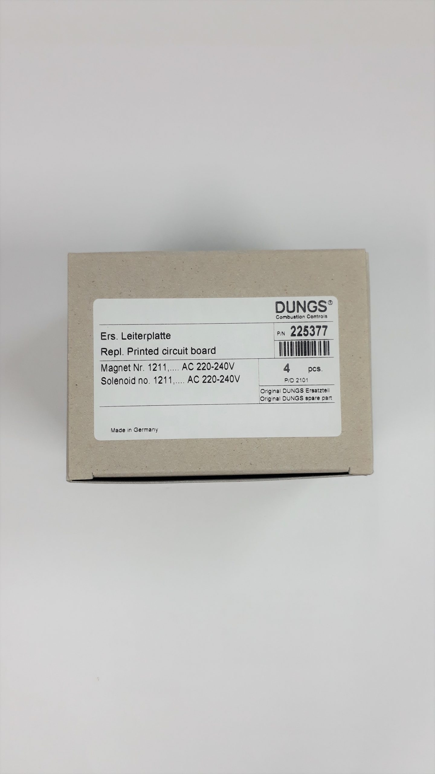 Part No: DU-225377, PCB Card for Dungs Coil Nr. 1211, 1212, 1411